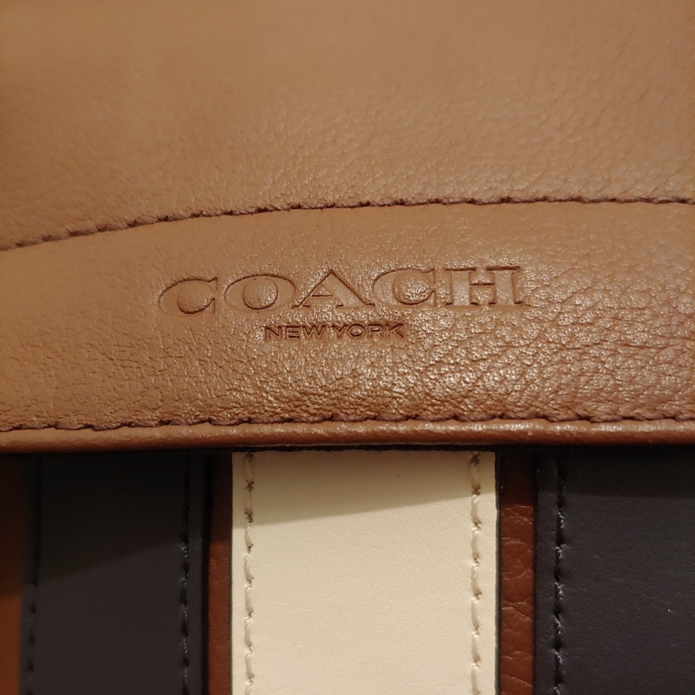 Charles Coach Backpack With Varsity Stripe